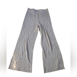 The Drop Tan Ribbed Sweater Wide Leg Lounge Pants Size M EUC